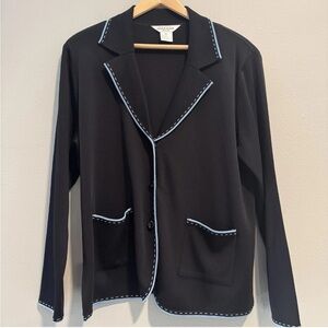 Misook Exclusively Blazer Jacket Pockets Office Career XL Petite